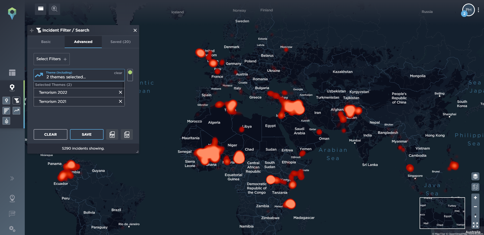 Tracking armed conflict using threat intelligence software ...