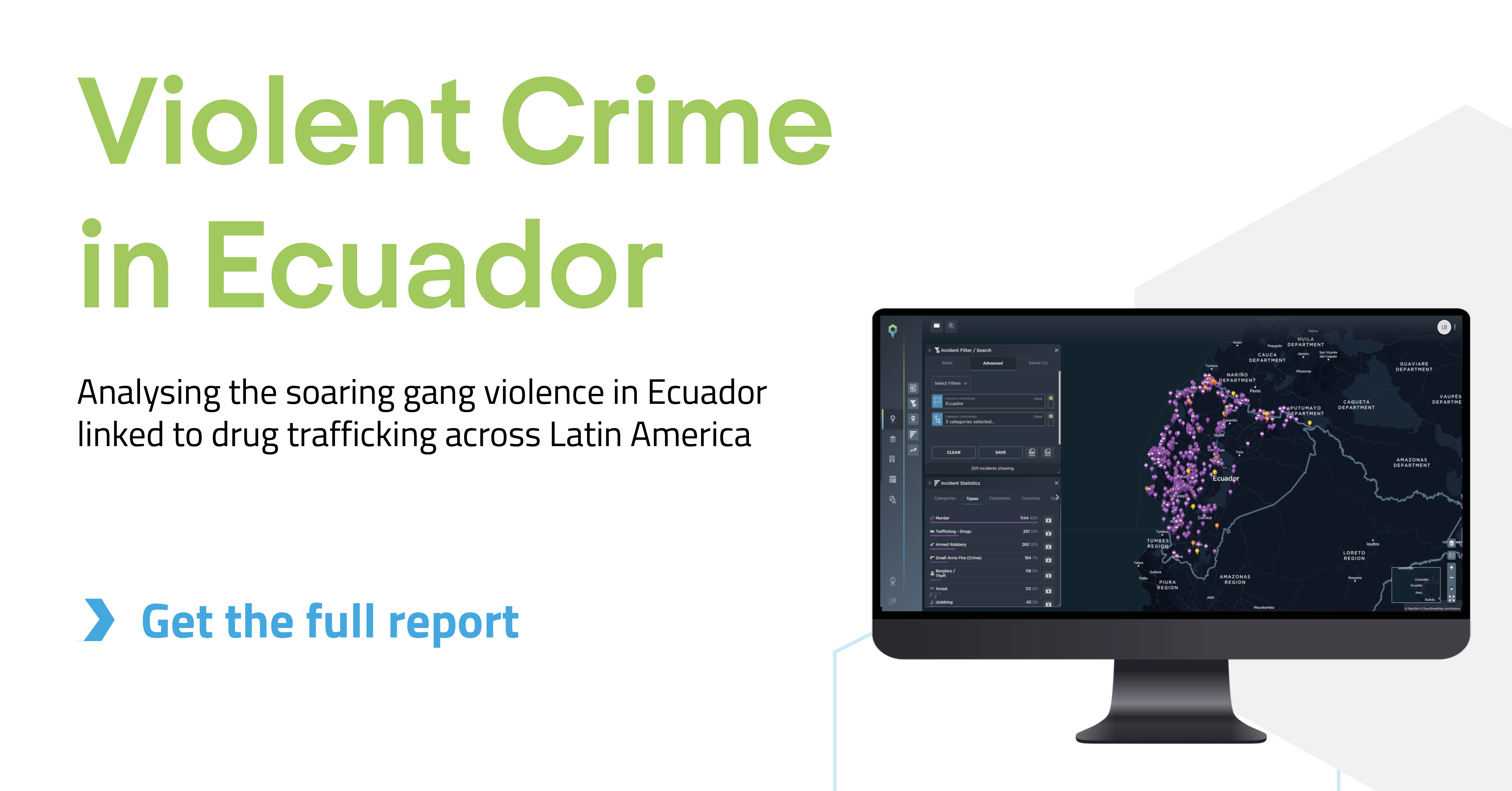 The surging violent crime rate in Ecuador gang killings, drug